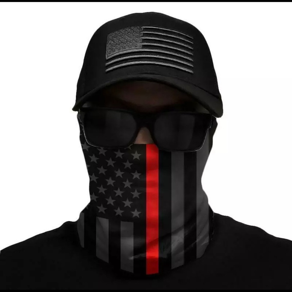 Easy Breathing Sporting Mask thin Red line